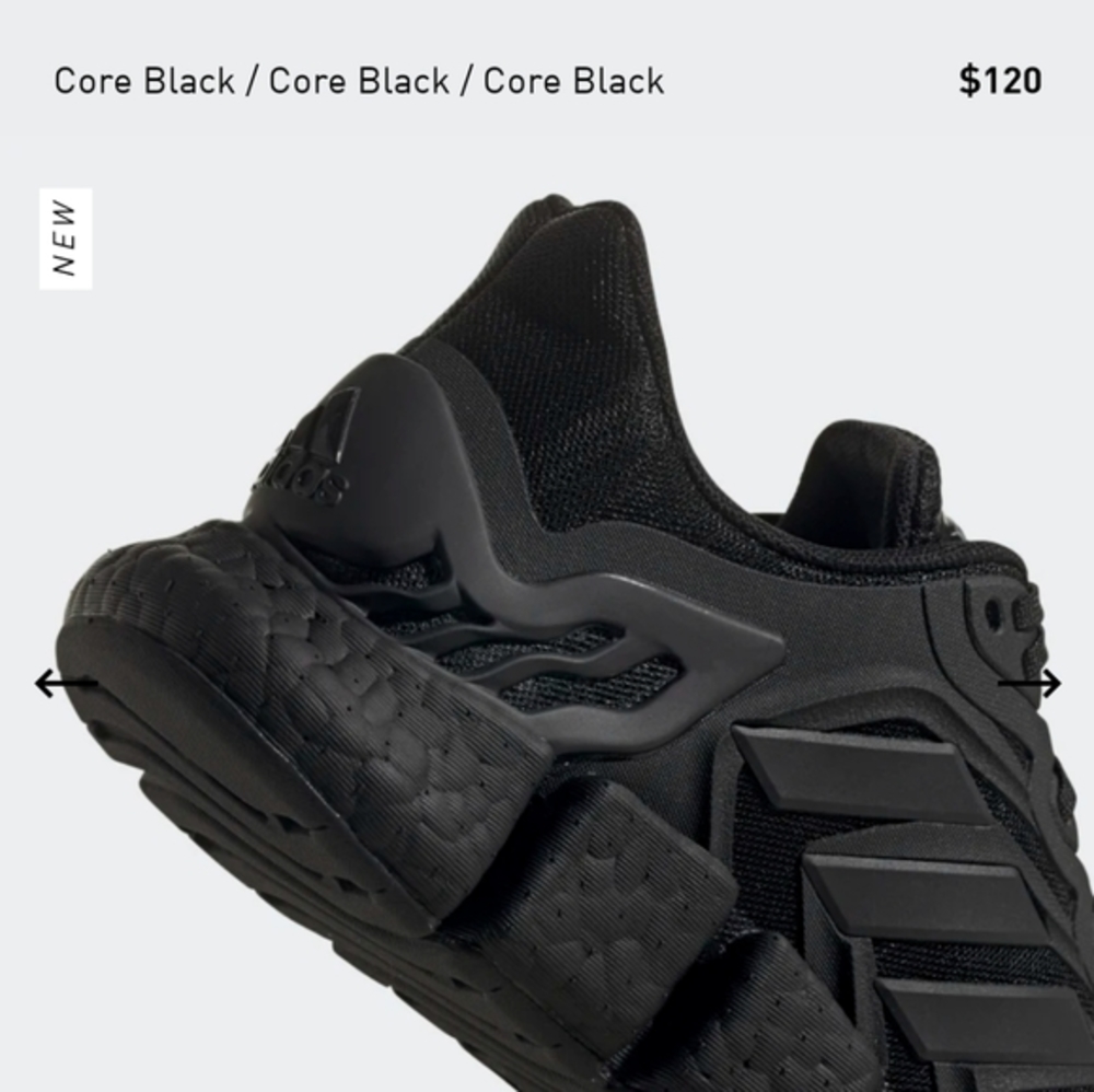 CLIMACOOL VENTO black running training SHOES
6.5 - Picture 7 of 10
